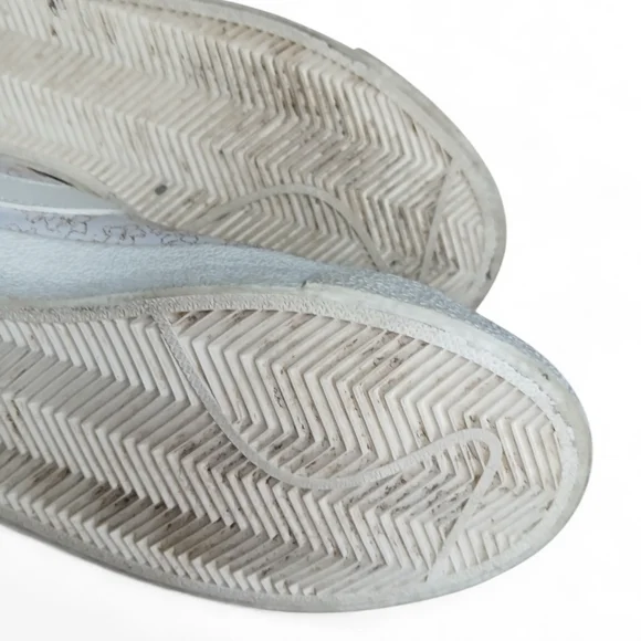 Niker Blazer Low Women's Size 8 White Floral Sneakers - Picture 9 of 10